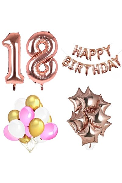 Glam Your Party Set 35 baloane pentru aniversarea a 18 ani, Glam Your Party, ...