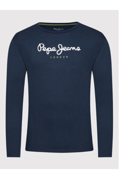 Pepe Jeans Ανδρικό Μακρυμάνικο PM508209 Μπλε Σκούρο Μπλε