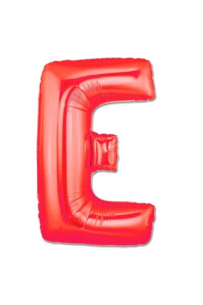 OEM Balon folie litera E, ESB, 35 cm, roșu
