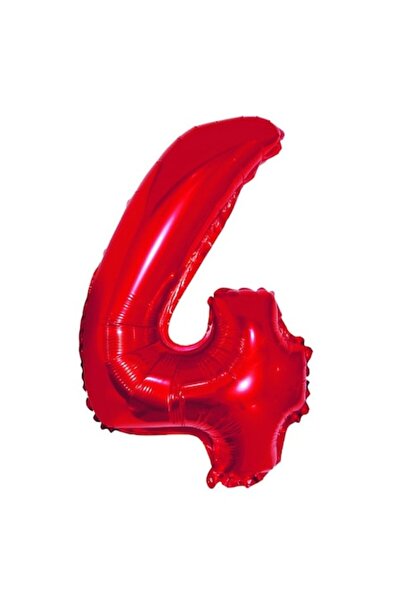 OEM Балон номер 4, червен, 100 см