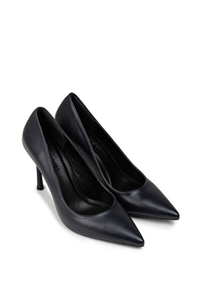 Deery Women's Navy Blue Stiletto Heeled Shoes