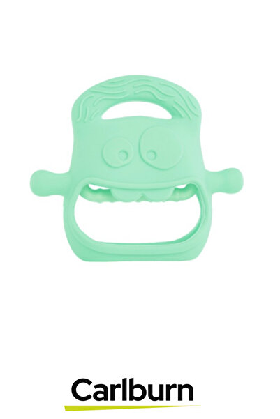 Carlburn Bpa İçermeyen Yumuşak Diş Çıkarma Dönemi Kaşıma Karşıtı Eğlenceli Güvenli Bebek Silikon Diş Kaşıyıcı