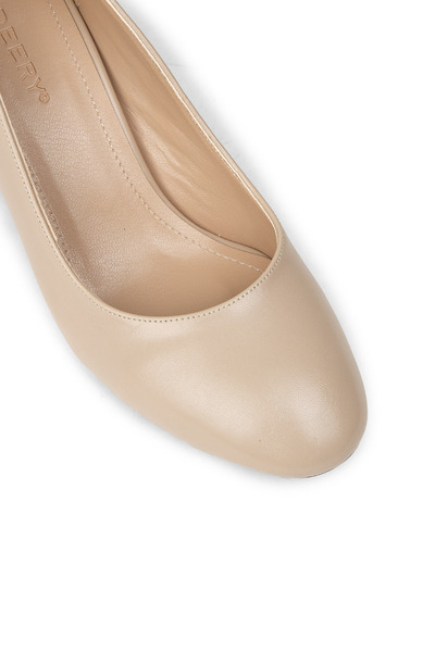 Deery Women's Mink Color Casual Heeled Shoes