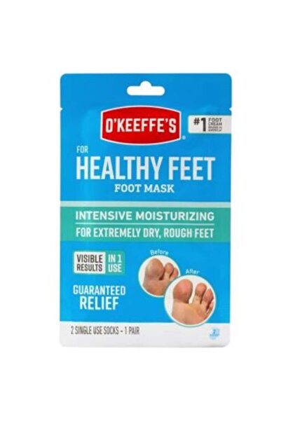 O'Keeffe's قناع ترطيب مكثف للأقدام الجافة والخشنة من