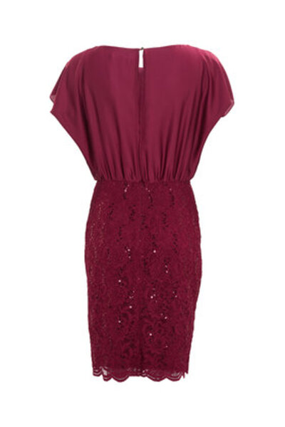 Swing Γυναικείο φόρεμα κοκτέιλ 5AI10900 Μπορντό