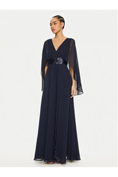 Swing Γυναικείο βραδινό φόρεμα 5AI10300 Μπλε σκούρο