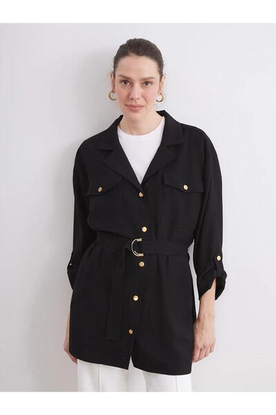 LC Waikiki Beli Kemerli Kadın Ceket (W5)