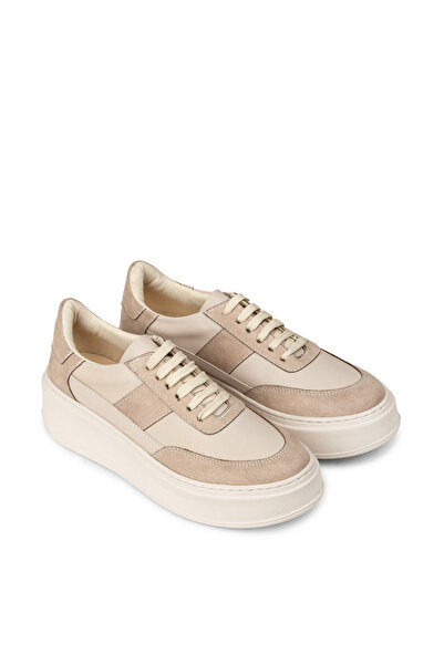 Deery Women's Beige Color Sneaker Shoes