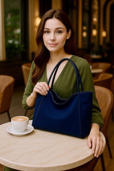 ESTUTE Lüks Suede Omuz ve Günlük Tote Çanta