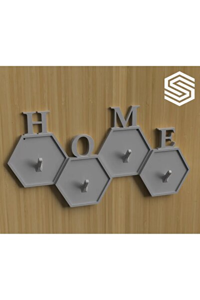 hivhestın HOME Anahtar Duvar Askılığı (HOME Tasarım) 3D Yazıcı Baskı