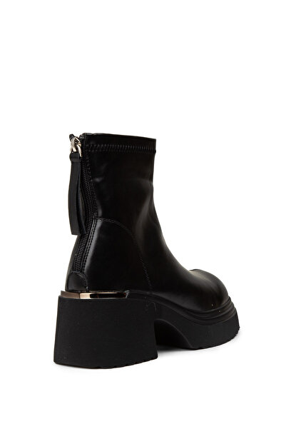 Deery Women's Black Zipper Boots