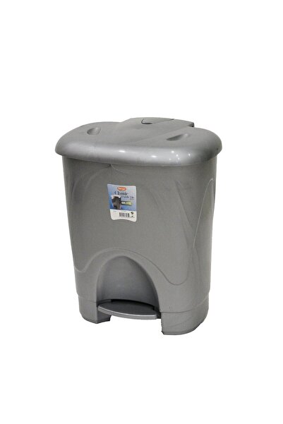 Generic سلة مهملات بلاستيك بدواسة وسلة داخلية 18لتر