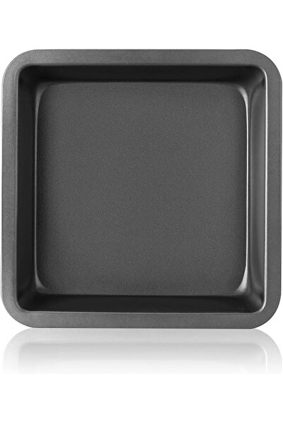 The Bros قطعتان من قوالب البراوني المعدنية غير اللاصقة، مقاس 8×8 بوصة، سهلة ا...