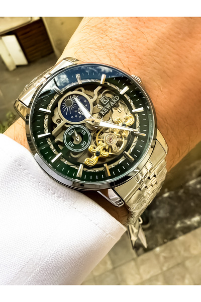 Reward orijinal otomatik çelik Kordon kasa 5atm su geçirmez Erkek kol saati