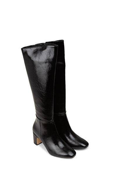 Deery Women's Patent Leather Black Boots