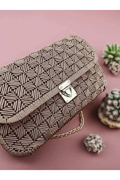 ViATOM Geantă de umăr din pânză realizată manual, design simplu și elegant 30 cm 18 cm