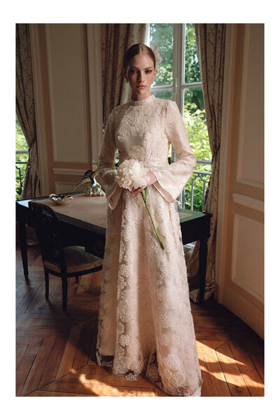 LC Waikiki Brıdgerton Abiye Elbise Ekru