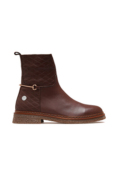 Mammamia Kadın Hakiki Deri Casual Günlük Bot 25k D25kb-8585 Z Kahve