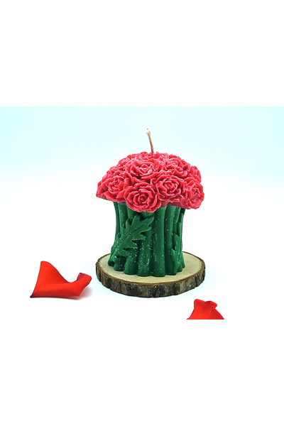 Fresh Candles Lumanare Parfumata – Buchet Trandafiri, 220g