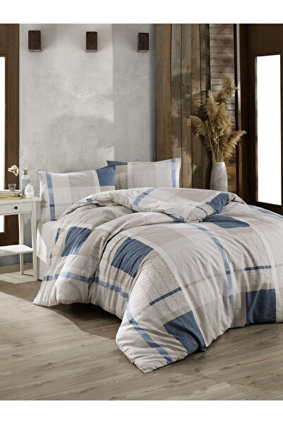 Bikaya Home Σετ Παπλωματοθήκης Διπλού Κρεβατιού Crystal Ranforce |   100% βαμ...