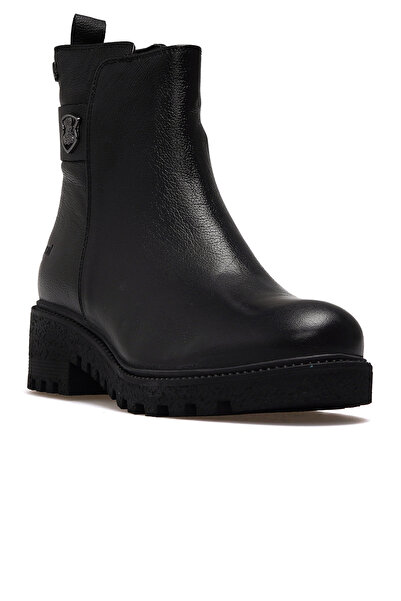 Venüs Kadın Hakiki Deri Su Geçirmez Casual Günlük Bot 25k 1950839k Z Siyah