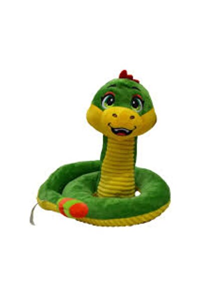 HALLEY TOYS Çıngıraklı Sevimli Mutlu Yılan Peluş (Trend Peluşlar Serisi)25 Cm