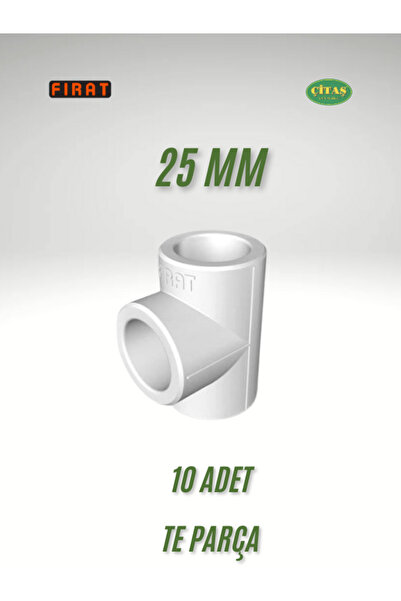 ÇİTAŞ FIRAT 25 MM TE PARÇA PPRC TEMİZ SU TE PARÇA KAYNAKLI 10 ADET