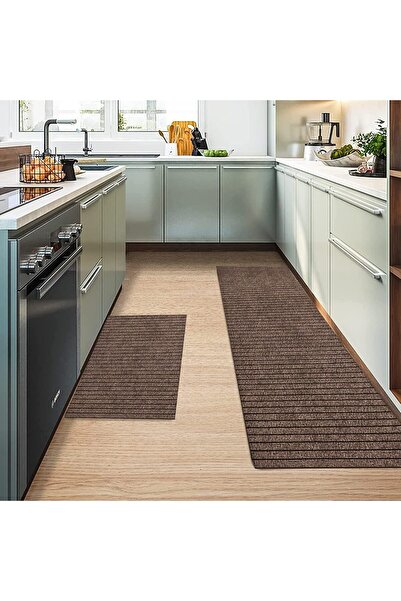 Hope Kitchen Mat for Floor, Anti-Slip Kitchen Rug, Washable Kitchen Floor Mat Runner Carpets (2