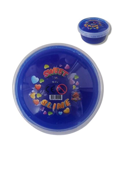 Oyunsal Slime Mavi Sweet Slime - 1 Adet Pofuduk Slime Mavi Neon Renkli 120 Gr...