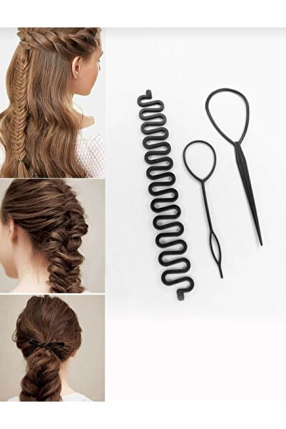 İB GLOBAL Hair Bun Making and Hair Braiding Apparatus Set