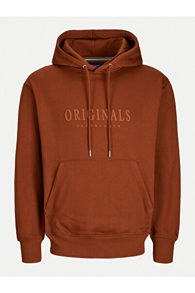 Jack & Jones Ανδρικό Φούτερ Jack Jones 12262811 Καφέ