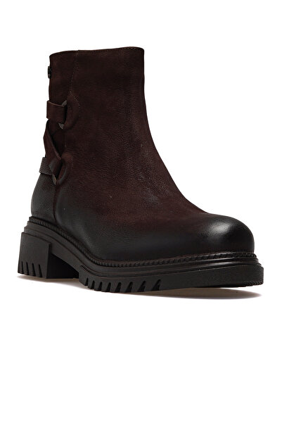 Venüs Γυναικείες μπότες casual καθημερινά από γνήσιο δέρμα 25k 1950860k Z καφέ νούμποκ