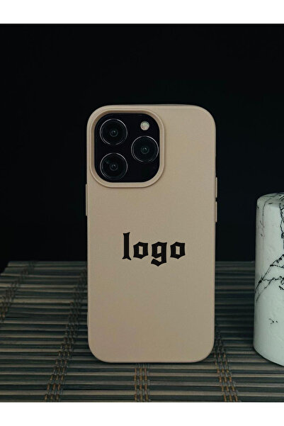 LinkConnect iPhone 14 Pro Max Compatible Dirt-Resistant Flexible Silicone Phone Case with Black Logo