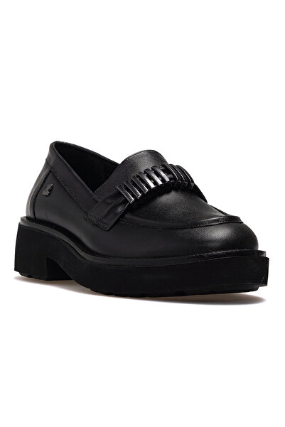 Venüs Дамски обувки от естествена кожа 25k 2411551k Z Черно