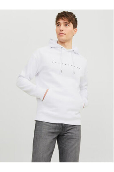 Jack & Jones Ανδρικό Φούτερ Jack Jones 12233972 Λευκό