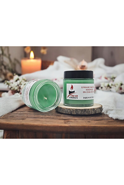 Fresh Candles Lumanare Parfumata Mar si Scortisoara 120ml, sticla