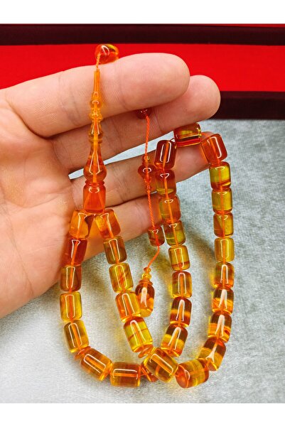 Tasarım Mesut Elma Usta İşçilikli Blok Zar Kehribar Hokka Kapağı Benzetmesi