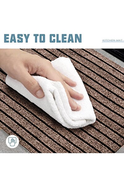 Hope Kitchen Mat for Floor, Anti-Slip Kitchen Rug, Washable Kitchen Floor Mat Runner Carpets (2