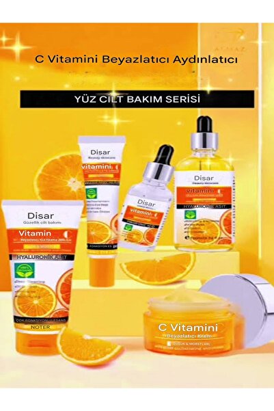 Disaar Vitamin C Krem, Vitamin C Serum, Vitamin C Tonik, Vitamin C Peeling, V...