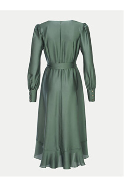 Swing Γυναικείο Φόρεμα Κοκτέιλ 5AE29200 Πράσινο