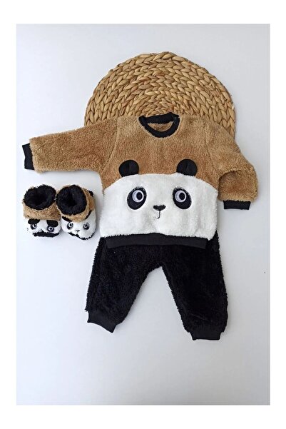 LC Waikiki Panda Nakışlı Welsoft Pelüş 3 lü Bebek