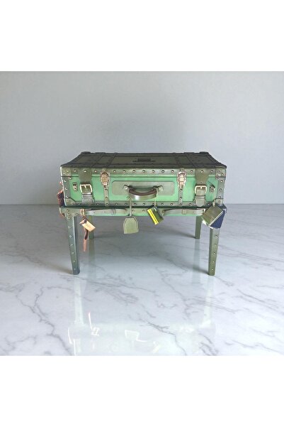 Raiffa Home Royal I Sandık ve Deri Sehpa Seti