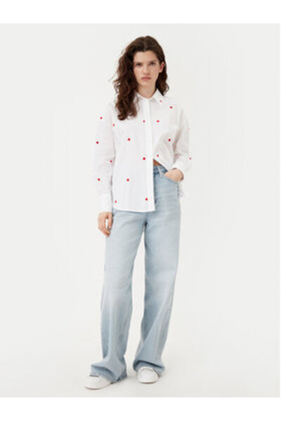 JDY Γυναικείο Πουκάμισο 15330490 Λευκό