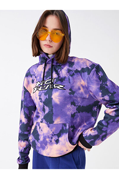 LC Waikiki Hooded Embroidered Long Sleeve Women's Sweatshirt