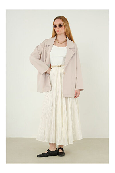 LC Waikiki Masculine Scuba Jacket Beige