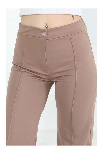 LC Waikiki Şerit Detaylı Spor Pantolon Vizon - 27084