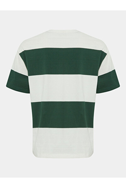 Solid Ανδρικό T-Shirt 21108144 Πράσινο