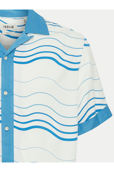 Solid Ανδρικό Πουκάμισο 21108204 Μπλε