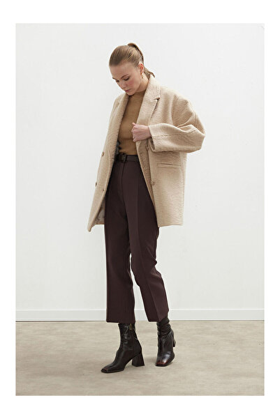 LC Waikiki DÜZ KESİM KUMAŞ PANTOLON ACI KAHVE