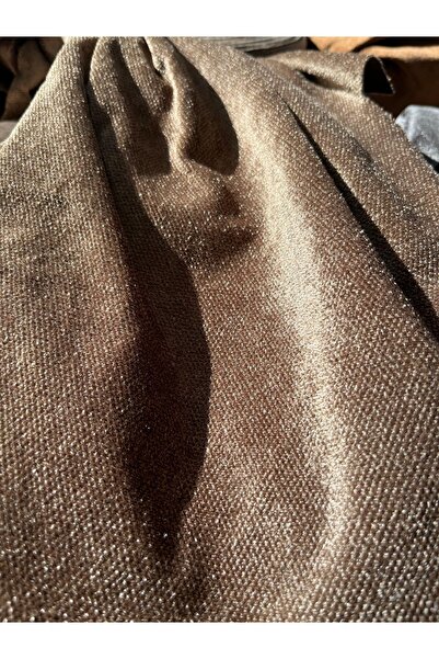 WARPELLA Parlak kadife koyu vizon ,dosemelik kumaş ,parlak kadife kumaş